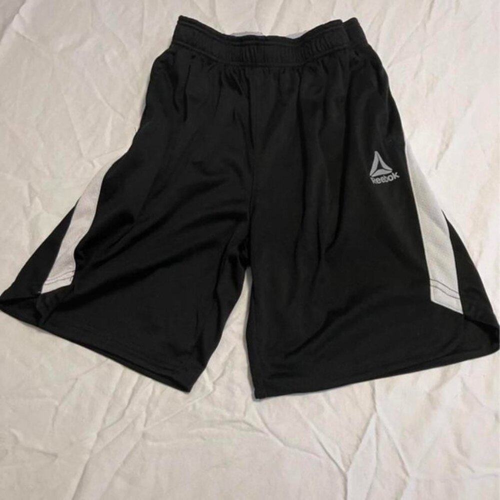 Boys Size L Reebok black and white shorts